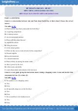 Đề thi giữa kì 2 Tiếng Anh 8 Global Success - Đề số 7